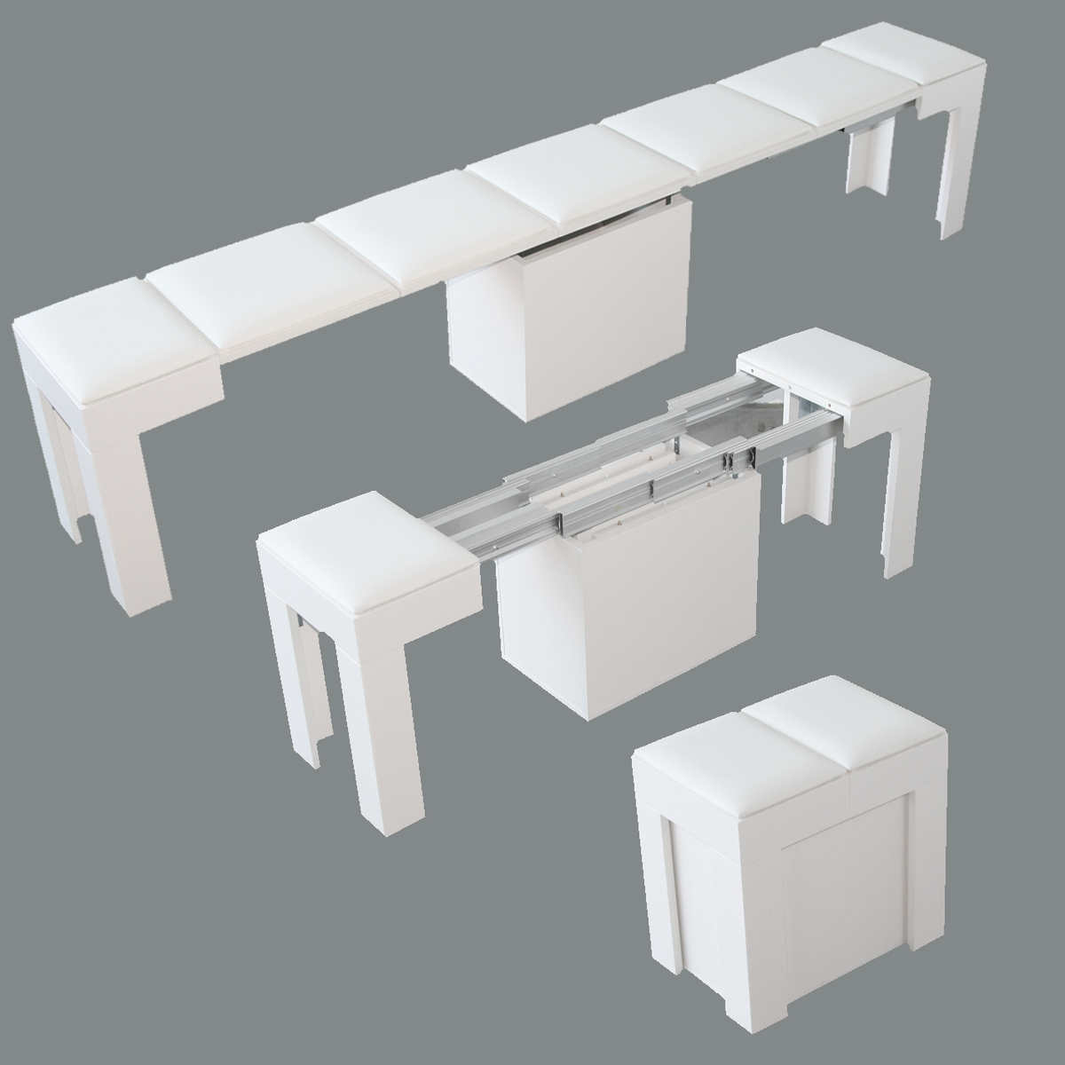 CUBO Extendable 5 Seater Bench 1 | Space Saving Furniture Australia