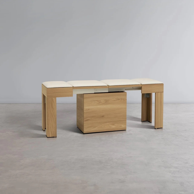 CUBO Extendable 5 Seater Bench Space Saving Furniture Australia