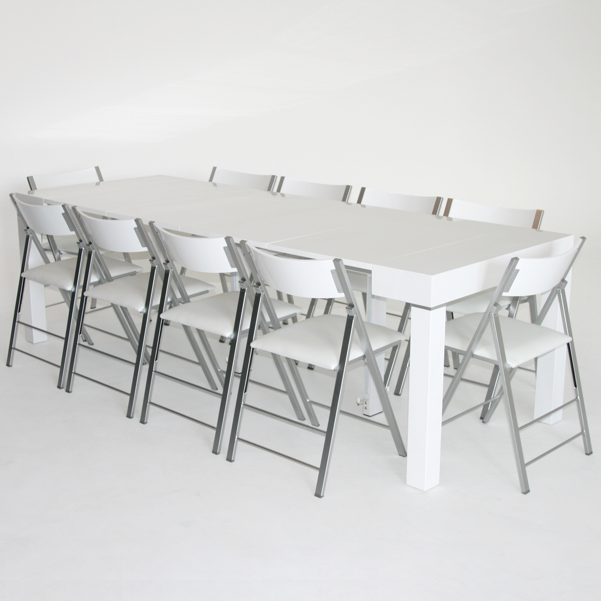 AMICO Extendable Dining Table - 4 Leaves 11 | Space Saving Furniture Australia