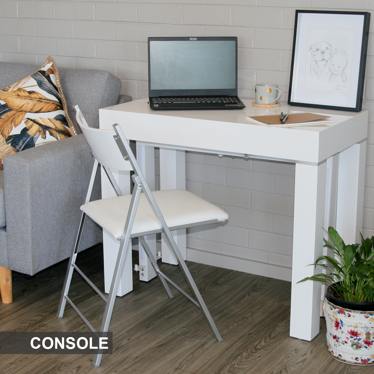 AMICO Extendable Dining Table - 4 Leaves 2 | Space Saving Furniture Australia