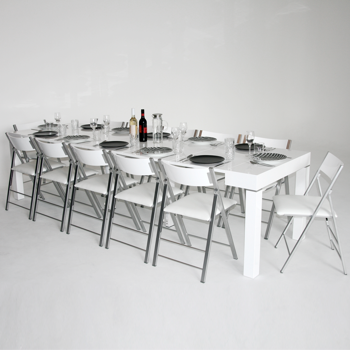 AMICO Extendable Dining Table - 5 Leaves 9 | Space Saving Furniture Australia